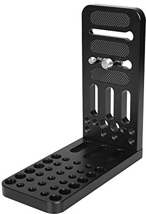 CAMVATE Cheese Plates with 1/4 & 3/8 Mounting Points and Screw Bolts for DSLR Camera Tripod & Gimbals Stabilizer