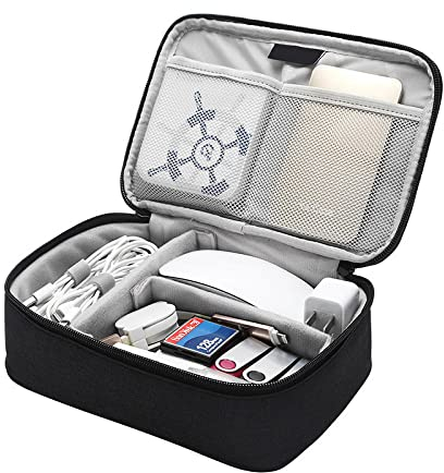 C_1 Organiseur de câble USB pour gadget électronique Noir