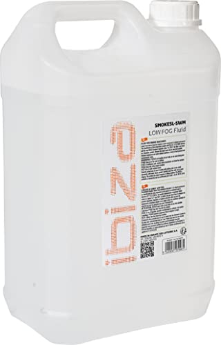 Ibiza - SMOKE5L-SWM - Liquide pour machine à fumée LOURDE à base d'eau - LOW, reste au sol - 5 litres