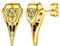 FaithHeart Retro Kräheschädel Ohrstecker Wikinger Retro Vogelschädel Ohrstecker mit Keltischer Knot Nordischer Amulett für Geburtstag Weihachten