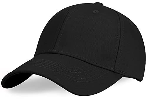 Altartar Baseball Cap für Herren und Damen, Unisex Kappe Trucker Cap Basecap Sommer Baseballhute Outdoor Verstellbar Erwachsenen Classic Sport Hüte Guard Mütze Schwarz