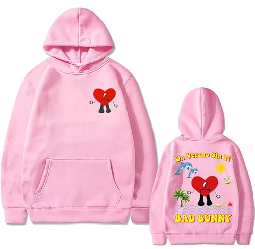 East-hai-buy Rapper Bad Bunny UN Verano SIN TI Kapuzenpullover Graphics Hoodies Männer/Frauen Lässiges Sweatshirt