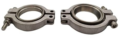 Per TiAL 38mm 1.5quot; Wastegate Kit fascetta V-Band con viti, dadi e guarnizione (Color : United States)