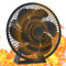 delr Kamin, hoher Wirkungsgrad mit 6 Flügeln mit Deckel | thermodynamischer Ventilator mit Wärmezufuhr für Holzöfen, Kamine, Schutz