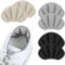 Flintronic 3 Paar Sneaker Reparatur Patch, Fersen Patch, Schuhe Ferse Reparatur Sneaker, Leder Fersenschutz, Fersenpolster Reparatur für die Meisten Arten