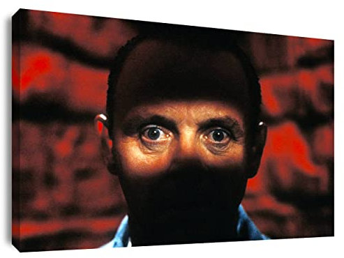 Artis Prints Leinwandbild Hannibal Lecter, Das Schweigen der Lämmer, Film, Klein bis XXL, Inneneinrichtung - Wohnzimmer - Wohnung, Dekoration