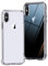 ONES Funda Transparente Duro Fino iPhone XS/X『Antigolpes Airbag』『Borde Elevado Protege Cámara Pantalla』[Anti Amarillo][Antideslizante], PC+TPU Híbrido Protectora Silicona Coque para Apple 5.8''