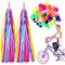 Accessoire Velo Enfant, 2 Vélo Tassels + 36 Rayons De Roue De Vélo Perles pour Garçons Filles, Multicolores Vélo Accessoires Clips à Rayons pour Vélo pour Trottinette Tricycle