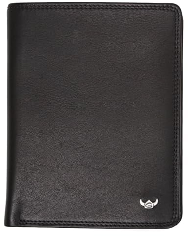 Golden Head Polo RFID Protect Billfold Coin Wallet Without Coin Department Black