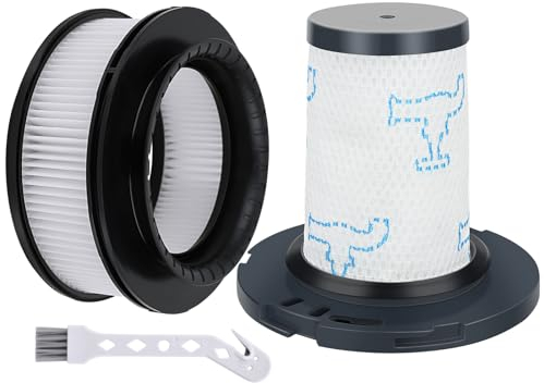 2 Stück Filter für Rowenta X-Force Flex 11.60 12.60 14.60 15.60 Animal Aqua RH99F1 RH9958 RH9959 RH9990 RH99C0 RH98C0 RH9890 RH9878 RH9879 Staubsauger Ersatzfilter, Ersetzen Sie #ZR009007 und ZR009008