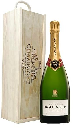 Personalised Champagne Bollinger Special Cuvée Brut Gift Set – 75cl Bottle in Luxury Presentation Box – Premium Celebration Gift for Birthdays, Anniversaries, Weddings & Special Occasions
