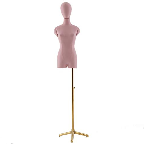 Schaufensterpuppe Schneiderpuppe Schneiderpuppe Weibliche Schneiderpuppe Leder Schneiderpuppen Bekleidungsgeschäft Show (Pink A)