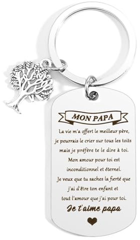 Cadeau Fete des Peres, Cadeau Papa, Cadeau Anniversaire Papa, Cadeau Paques Cadeau Saint Valentin pour Papa, Idee Cadeau Papa, Cadeau Papa Original, Porte Clef Papa, Cadeau Noel Papa, Cadeau Parents