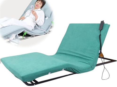 GJBMXSM Tragbarer Bücherkissen Lesekissen Für Senioren, Elektrische Bettrückenlehne,Verstellbare Rückenstütze Bett Zum Aufsitzen Im Bett, Patientenpflege-Bettstuhl