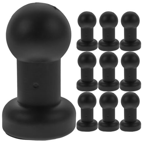 BCOATH Trampolin-stangenkappen 10 Stück Ersatzteile Stangenabdeckung für Jungen- und Mädchen-Trampolin Robuster Verschleißfester Kunststoff