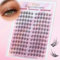 Cils en grappe effet manga D curl Faux cils Anime Set grappe de cils naturels Set d'extension de cils individuels DIY Cils en grapp DIY Naturels Manga Cluster Lashes for holloween (flower)