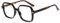 Firmoo Oversized Square Blue Light Blocking Reading Glasses 0.75 for Women/Men, Anti Eyestrain & UV Protection Computer Reader Eyeglasses Black Tortoise