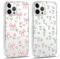 Yoedge 2 Pièces Coque pour iPhone 12 Pro Max, Aesthetic Motif Étoiles Mignon Étui pour Filles Femmes, Transparente Case Silicone Cover Antichoc Anti-Rayures Protection Housse pour iPhone12Pro Max 6,7