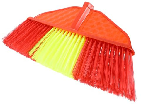 Garneck Indoor Kitchen Home Office Broom Head Pet Hair Broom Outdoor Soft Bristles Lightweight Design