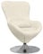 vidaXL Fauteuil Œuf en Velours Crème