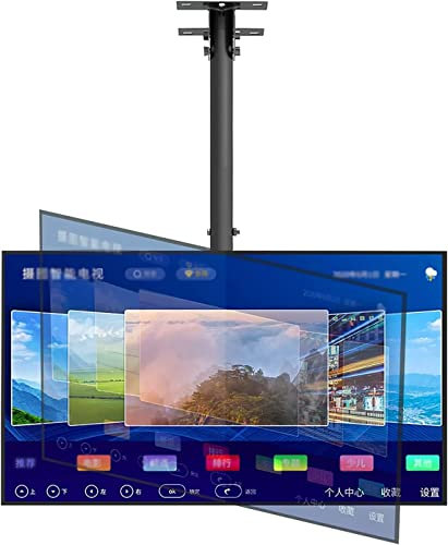 XDAWQP Adjustable Ceiling TV Mount Bracket,Fits 25-60 Inch LCD Flat Screen and Curved TVs,Max VESA 400x400mm TV Mount,0.51m