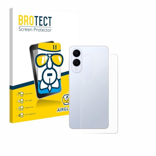 BROTECT Schutzglas für Samsung Galaxy S25 Edge | (Rückseite) Transparenter Displayschutz Made in Germany Schutzfolie Panzer Folie Glas 9H Einfache Montage Clear