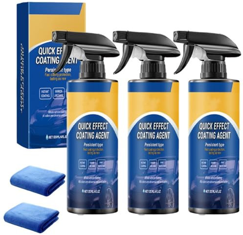 Agente Di Rivestimento Spray Rayhong, Agente Di Rivestimento Spray Ad Azione Rapida for Auto Avanzato, Agente Di Rinnovamento Spray Multifunzionale Ad Effetto Rapido, Spray Di Rivestimento(3pcs)