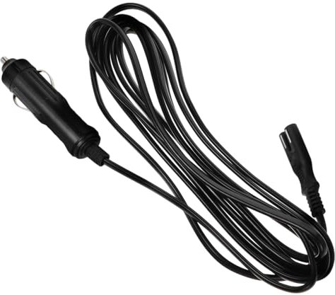 Sosoport Car Fridge Power Supply Cable Dc12v Male Lighter Plug Car Refrigerator Freezer Replacement Power Cord for Portable Cooling