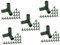 HEMOTON 5 Ensembles Connecteurs Pour Raccords Équerres Pour Structures De Jardin Outils De Jardinage Robustes Polyvalents 16 Pièces * 5