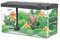 Kit complet d'aquarium - 12 l - Mini pompe avec filtre - Alimentation en oxygène - Éclairage LED - Crevettes - Nourriture pour poissons d'aquarium - Petits poissons, crevettes, poissons rouges