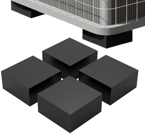 Schwingungsdämpfer Pads - Gummi-Isolationspads, stoßfester rutschfester Absorber für Nähmaschine Boden Kondensator Trockner Luftkompressor Waschgenerator