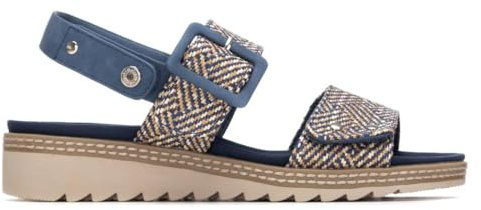 REFRESH - Sandalen Damen Marineblau - Bequeme und vielseitige Schuhe - Casual Mode - Modell 17524502 (Größe 38)