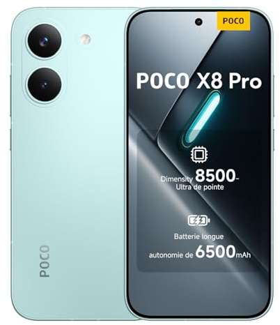 POCO X8 Pro, Smartphone 8+512GB, Verde, Dimensity 8500-Ultra