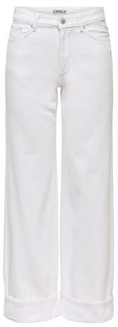 ONLY Female Jeans mit weitem Bein ONLELLA Mittlere Taille Weiter Beinschnitt Jeans