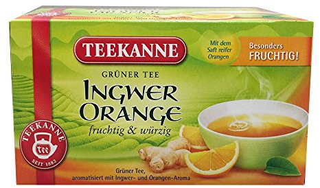 Teekanne Gr?ner Tee Orange & Ingwer 20 x 1.75g