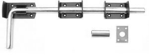 Perry™ 600mm 24 Garage Door Drop Bolts Black
