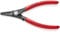 Knipex Precision Circlip Pliers for external circlips on shafts with overstretching limiter grey atramentized, with non-slip plastic coating 140 mm 49 31 A1