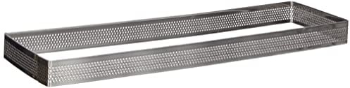 LACOR 68598 Cercle rectangulaire perforé Acier Inoxydable Gris 28 cm