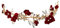 YAZILIND Floral Stirnband Frauen rot Blumenkranz Brautjungfer Braut Blumen Mädchen Haarschmuck