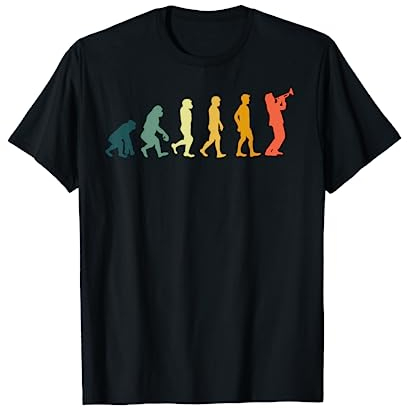 Retro Evolution Trompete T-Shirt T-Shirt