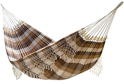 Vivere Original brasilianische, tropische Hängematte - Doppel - Brazilwood
