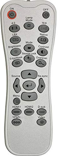 Gotronic Projector Remote Control BR-3053B for Optoma HD67 HD67N HD6700 projectors