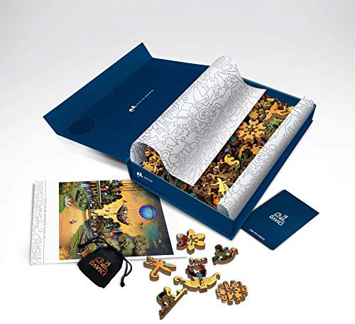 DaVICI Holzpuzzle für Erwachsene & Kinder | 130 Teile | Kollektion 1 - Spectacular Frigate