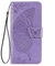 GOGME Funda para Xiaomi Redmi 9C NFC Funda, Suave PU Cuero Flip Carcasa Case Cover, Cubierta Magnética en Relieve de la Mariposa, Billetera con Soporte/Tapa Tarjetas. Morado