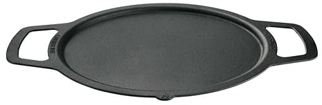 Solo Stove Gusseisen-Plancha für Feuerschale Ranger | Grillplatte für Feuerstelle, Umbau von Feuerstelle zu Grill, Zubehör für Outdoor Feuerschale, Kochoberfläche: Ø 36 cm, 5,7 kg