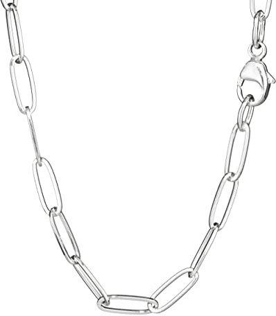 NKlaus Ankerkette 925 Silber, 65cm x 3,1mm, elegante Halskette, 1 Stück | Breite: 3,1mm; Gewicht: 5,82g