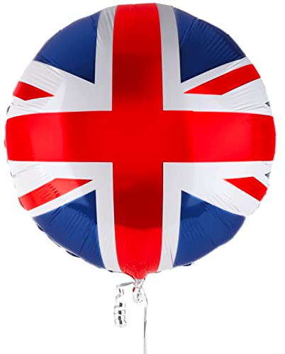 Toyland® 18 Zoll runder Union Jack Folienballon – Britische Partydekoration