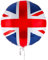 Toyland® 18 Zoll runder Union Jack Folienballon – Britische Partydekoration