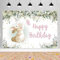 Geburtstag Deko für Mädchen, Geburtstag Banner Stoff Schild Plakat, Happy Birthday Banner Mädchen 1. 2. 3. 4. 5. Geburtstagsfeier Deko
