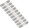 METALLIXITY Double Terminal Goujon Vis (M6 Filetage 30mm Longueur) 20Pcs 304 Inox Acier Double Fileté Barre Boulons - pour Maison Entretien